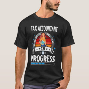 T-shirt Comptable fiscal En Cours Étudiant stagiaire