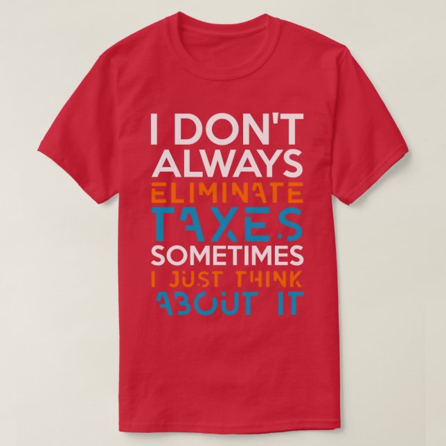T-shirt Comptable Funny 4 (Design devant)