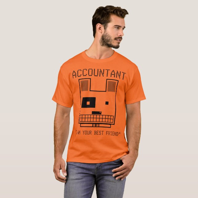 T-shirt "Comptable : Je Suis Votre Meilleur Ami" (Devant entier)
