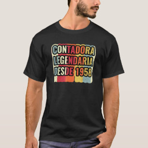 T-shirt Comptable Légendaire Depuis 1958   Comptable