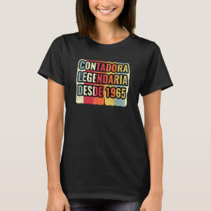 T-shirt Comptable Légendaire Depuis 1965 Expert-comptabl