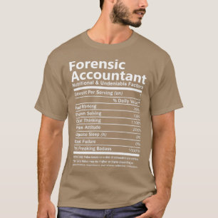 T-shirt Comptable médico-légal Apc nutritionnel et indénia