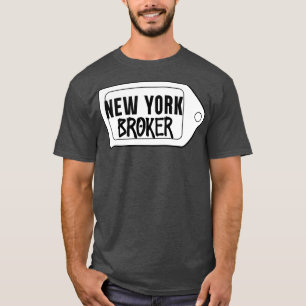 T-SHIRT COMPTABLE NEW YORK COURTIER NOIR ET BLANC