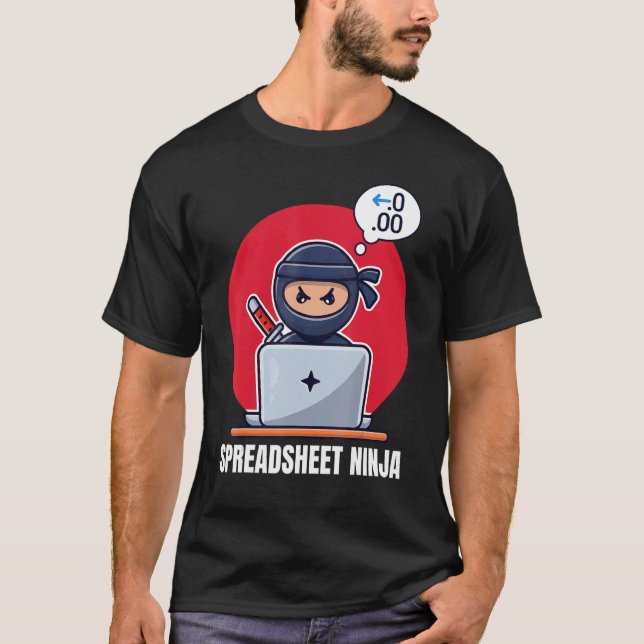 T-shirt Comptable Ninja Comptable (Devant)