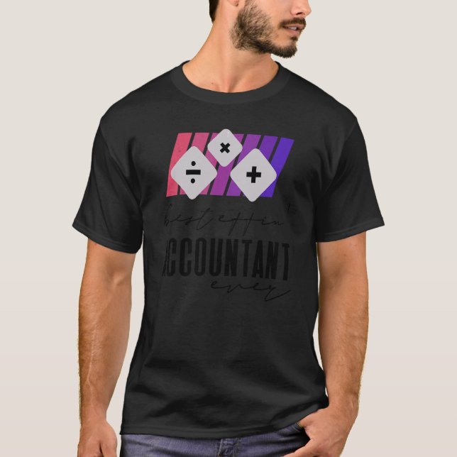 T-shirt Comptable pour femmes Comptable Comptable Cool Com (Devant)