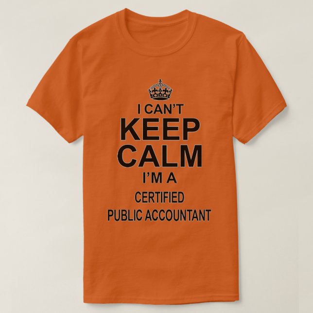 T-shirt Comptable public certifié Anniversaire Noël Gif (Design devant)