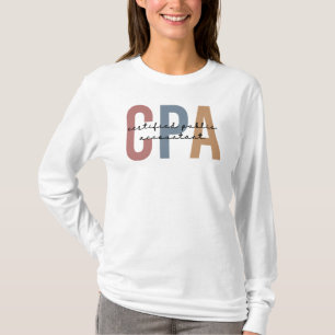 T-shirt Comptable public certifié Retro CPA