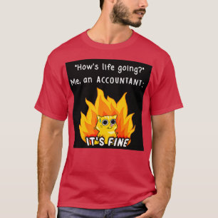 T-shirt Comptable VENTE Itx27s Mème fin