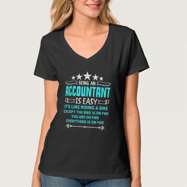 T-shirt Comptable vérificateur comptable comptable comptab (Devant)