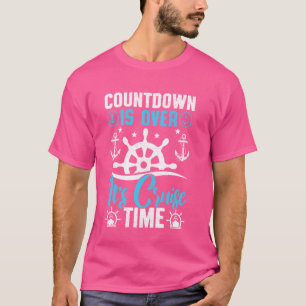 T-shirt Compte à rebours c'est fini Croisière