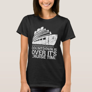 T-shirt Compte à rebours C'est l'heure des croisières pour