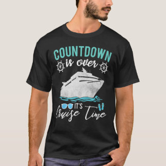 T-shirt Compte à rebours C'est temps de croisière
