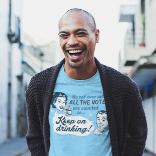 T-shirt Compter tous les votes Chemise Funny rétro