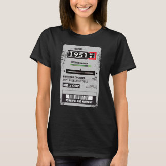 T-shirt compteur d'électricité Trois compteurs de phase an