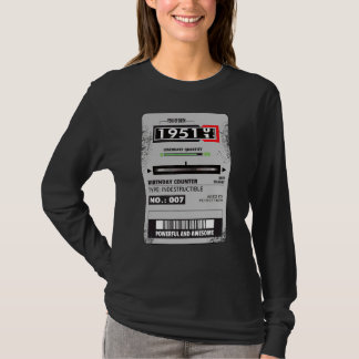 T-shirt compteur d'électricité Trois compteurs de phase an