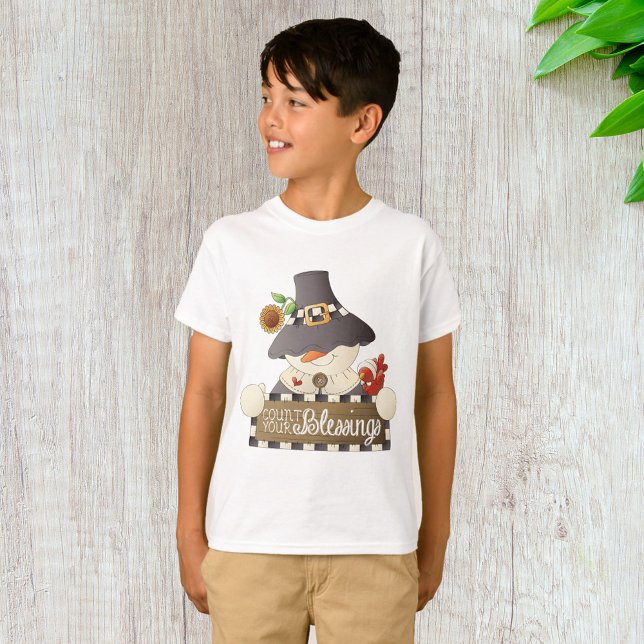 T-shirt Comptez vos bénédictions (Créateur téléchargé)