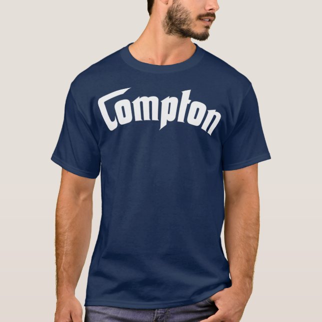 T-shirt Compton California Gangsta Rap DJ Gangstas Thugs (Devant)