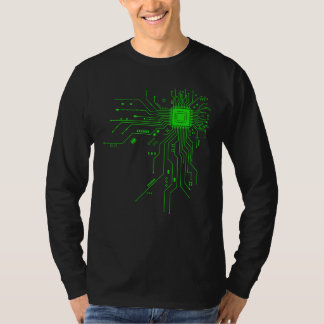 T-shirt Computer CPU Chip PCB Circuit Design Tech Gift