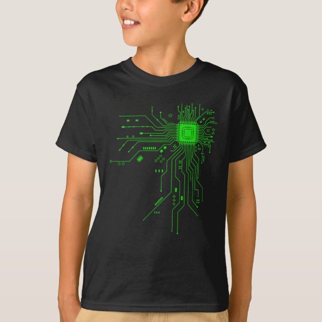 T-shirt Computer CPU Chip PCB Circuit Design Tech Gift (Devant)