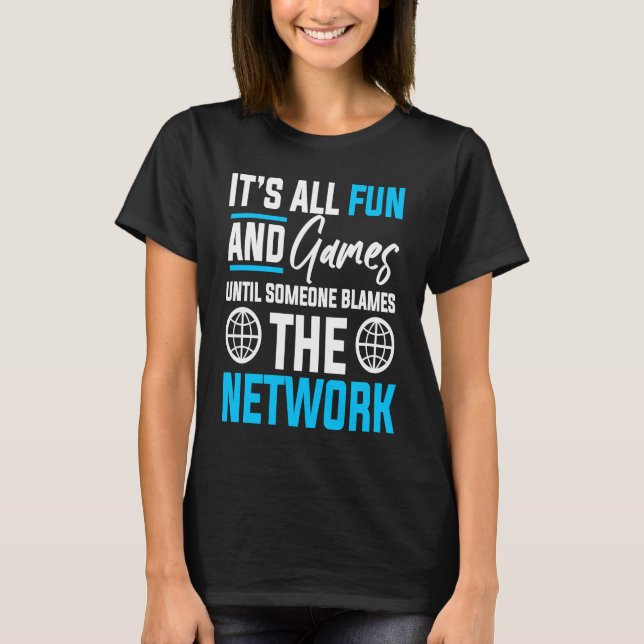 T-shirt Computer Network Engineering Network Engineer  4 (Devant)