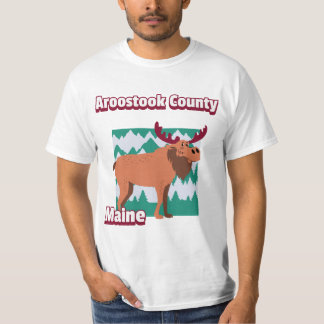 T-shirt Comté d'Aroostook Maine