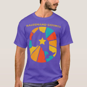 T-shirt Comté de Haldimand Ontario Canada Vintage en détre