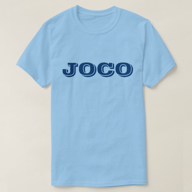 T-shirt Comté de JOCO Johnston (Design devant)