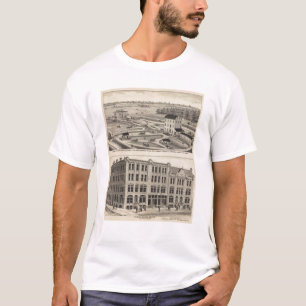 T-shirt Comté de moulin de rouleau de ville de l'Arkansas