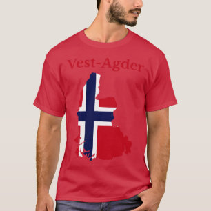 T-shirt Comté de Vest Agder Norvège