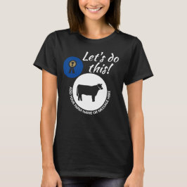 T-shirt Comté Fair Livestock Market Steer Dark