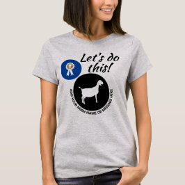 T-shirt Comté Fair Livestock Nubian Dairy Chèvre Show