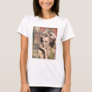 T-shirt CON13CRBWRD-V4 le penseur Lips.tif rouge