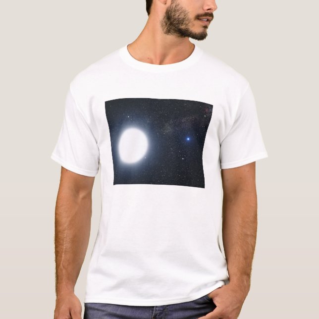 T-shirt Concept de l'artiste montrant le système binaire é (Devant)