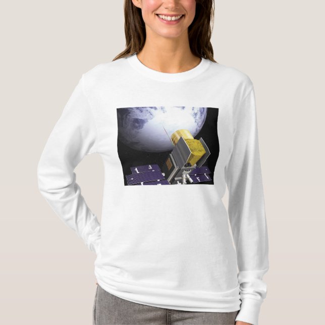 T-shirt Concept de l'artiste sur la glace, le nuage (Devant)