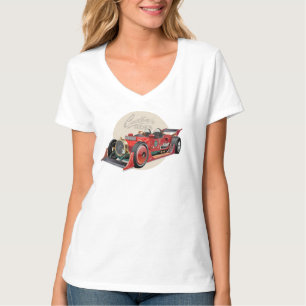 T-shirt Concept de voiture de course retro personnalisé
