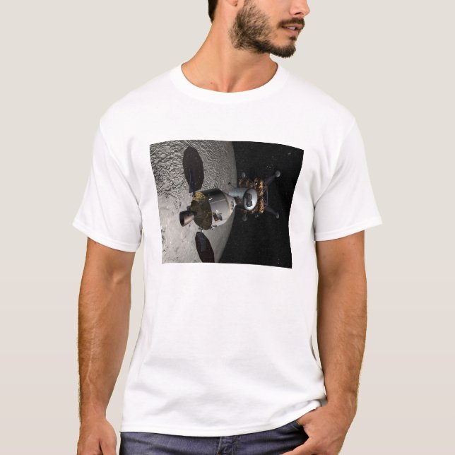 T-shirt Concept du véhicule d'exploration de l'équipage Or (Devant)