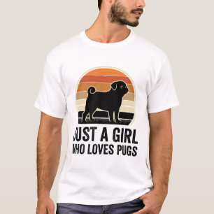T-shirt Concepteur de chemise pour amoureux de Pug Juste u
