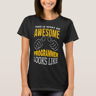 T-shirt Concepteur de logiciels de programmeur Mens Moteur