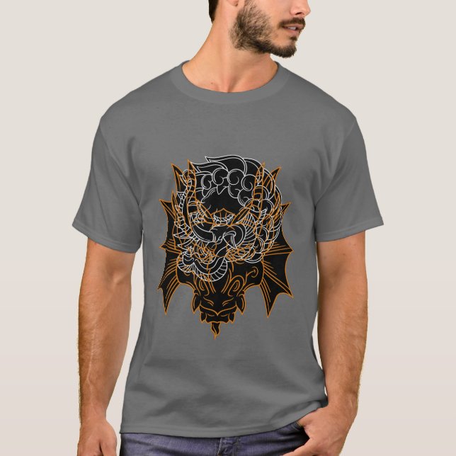 T-Shirt Concepteur De Tatouage Pour Hommes (Devant)