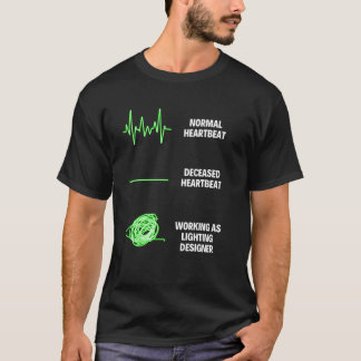 T-shirt Concepteur d'éclairage concepteur professionnel