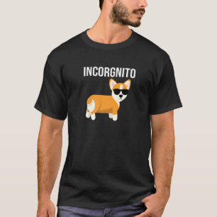 T-shirt Concepteur Incognito de Chien Corgi Incognito