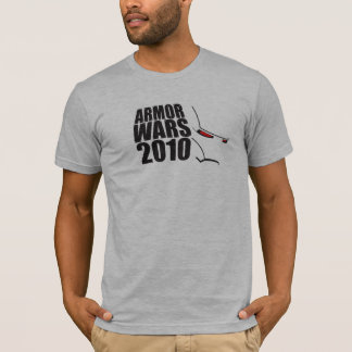 T-shirt Conception 1 de guerres d'armure