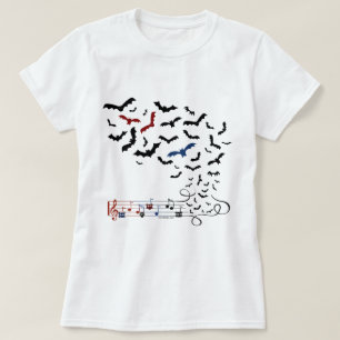 T-shirt Conception 2 de musique de batte