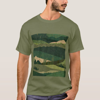 T-shirt Conception abstraite, thème Nature