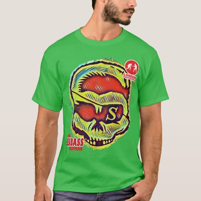 T-shirt Conception acide de crâne de bar (Devant)