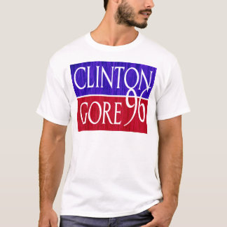 T-shirt Conception affligée de Clinton Gore 96