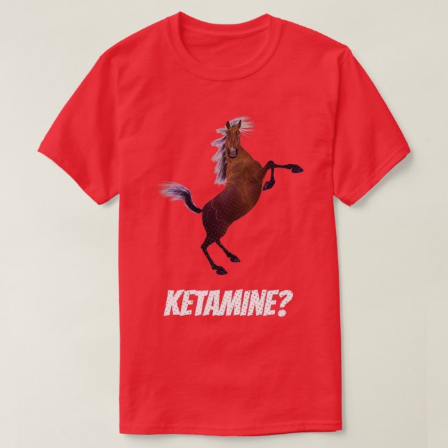 T-shirt Conception amusante de kétamine (Design devant)
