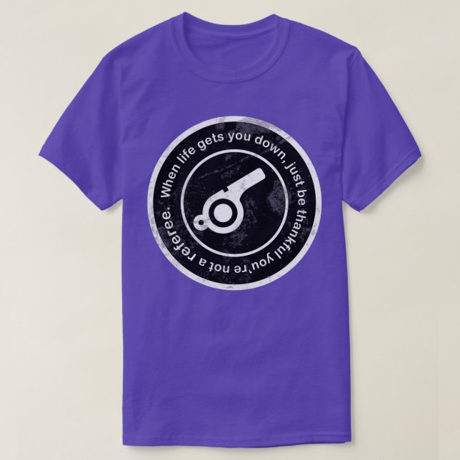 T-shirt Conception amusante de l'arbitre (Design devant)