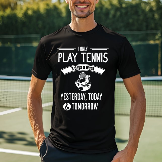 T-shirt Conception amusante du joueur de tennis (Créateur téléchargé)