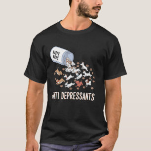 T-shirt Conception Amusante pour Amateur de Chiens Mes Ant